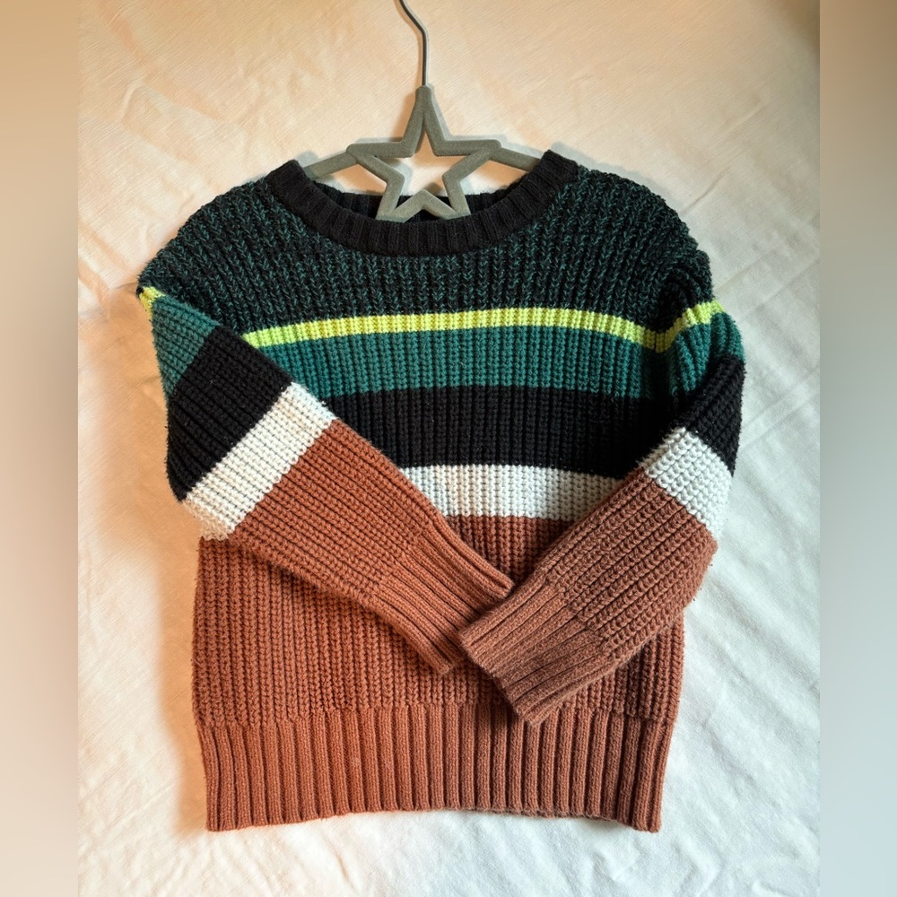 Cat & Jack Colorful Knit Sweater
